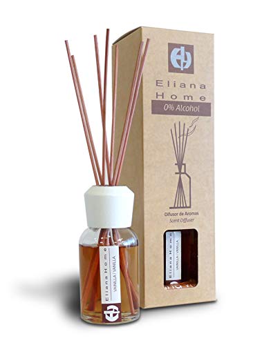Eliana Home 445020ta Diffusor – 100 ml mit 0% Alkohol Vanille von Eliana Home