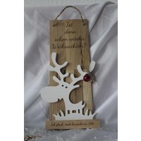 Türschild, Weihnachtstürschild Mit Elch Aus Raysin Auf Klötzchen, Türdekoration, Hauseingangstür Schild, Geschenkideen, Türdeko Weihnachten Türschild, Weihnachtstürschild Mit Elch Aus Raysin Auf Klötzchen, Türdekoration, Hauseingangstür Schild, Geschenkideen, Türdeko Weihnachten von ElianiShop