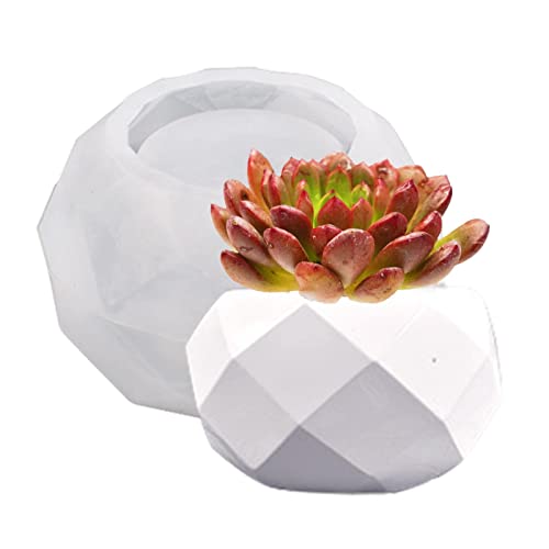 Elinrat Blumenvase Silikonform,3D Pflanzenhalter Form Silikonform | DIY-Silikonformen, DIY-Blumentopfformen, Blumentopfform, Stifthalterformen von Elinrat