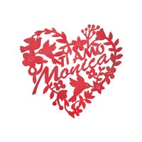 Herz Verliebt - Valentinstag Handgefertigt Aus Holz Und Personalisiert von Elisaspuzzles