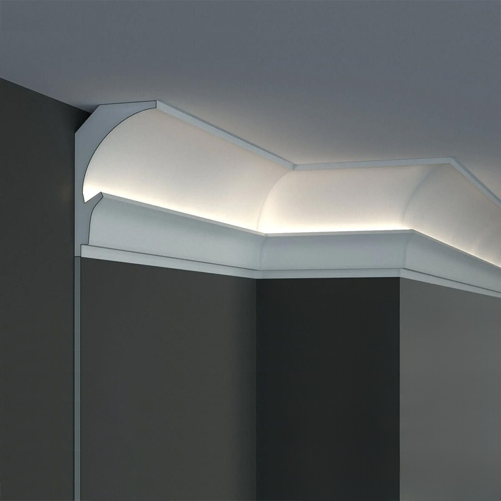 Elite Decor Lichtleiste KD205 Polystyrol 90 x 150 x 1150 mm Weiß Styropor Stuckleiste Deckenleiste Elite Decor Lichtleiste KD205 Polystyrol 90 x 150 x 1150 mm Weiß Styropor Stuckleiste Deckenleiste von Elite Decor