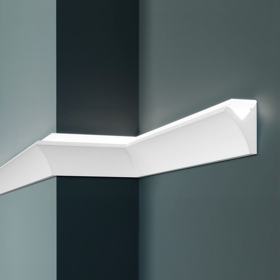 Elite Decor Lichtleiste KD407| Polystyrol 100 x 60 x 1150 mm Weiß Styropor Deckenleiste Elite Decor Lichtleiste KD407| Polystyrol 100 x 60 x 1150 mm Weiß Styropor Deckenleiste von Elite Decor