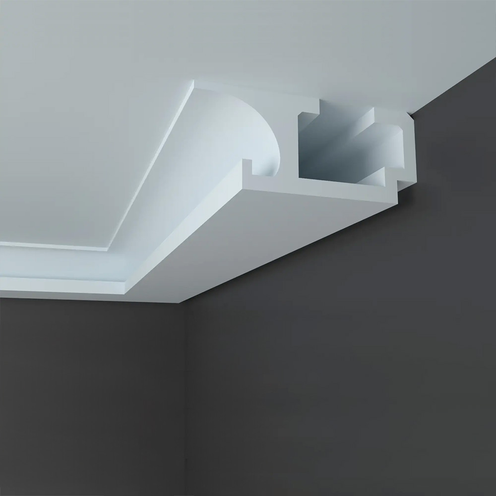 Elite Decor Lichtleiste KD409 Polystyrol 120 x 250 x 1150 mm Weiß Styropor Stuckleiste Deckenleiste Elite Decor Lichtleiste KD409 Polystyrol 120 x 250 x 1150 mm Weiß Styropor Stuckleiste Deckenleiste von Elite Decor
