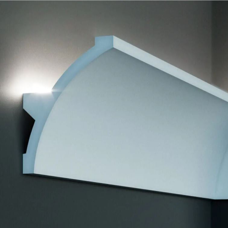 Elite Decor | Lichtleiste KF708| Polystyrol | 106 x 140 x 2000 mm | Weiß | Styropor Zierleiste Elite Decor | Lichtleiste KF708| Polystyrol | 106 x 140 x 2000 mm | Weiß | Styropor Zierleiste von Elite Decor