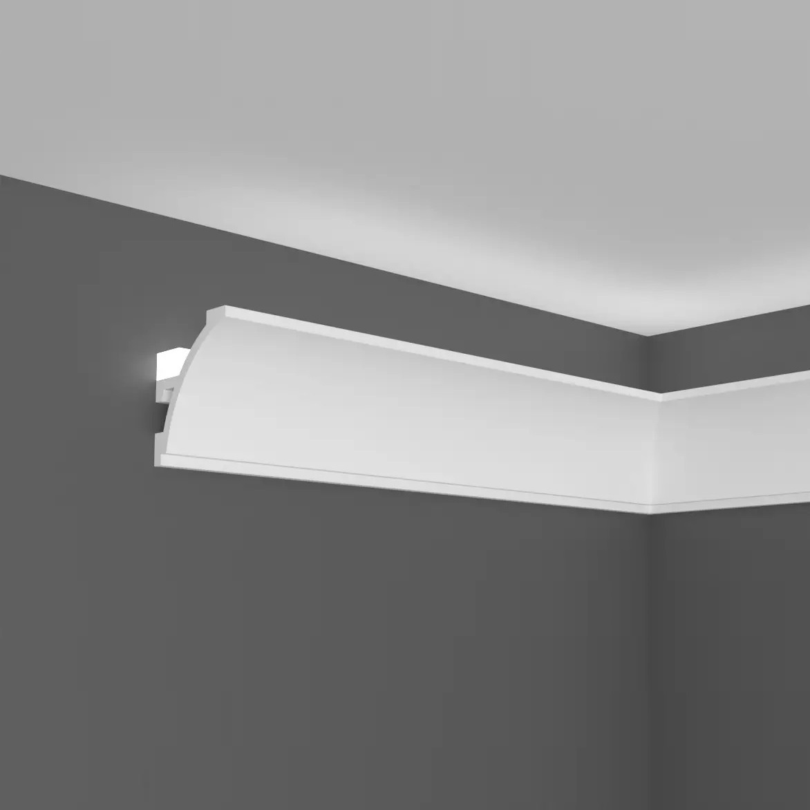 Elite Decor Lichtleiste KH904| Polystyrol 45 x 52 x 2000 mm Weiß Styropor Deckenleiste Elite Decor Lichtleiste KH904| Polystyrol 45 x 52 x 2000 mm Weiß Styropor Deckenleiste von Elite Decor