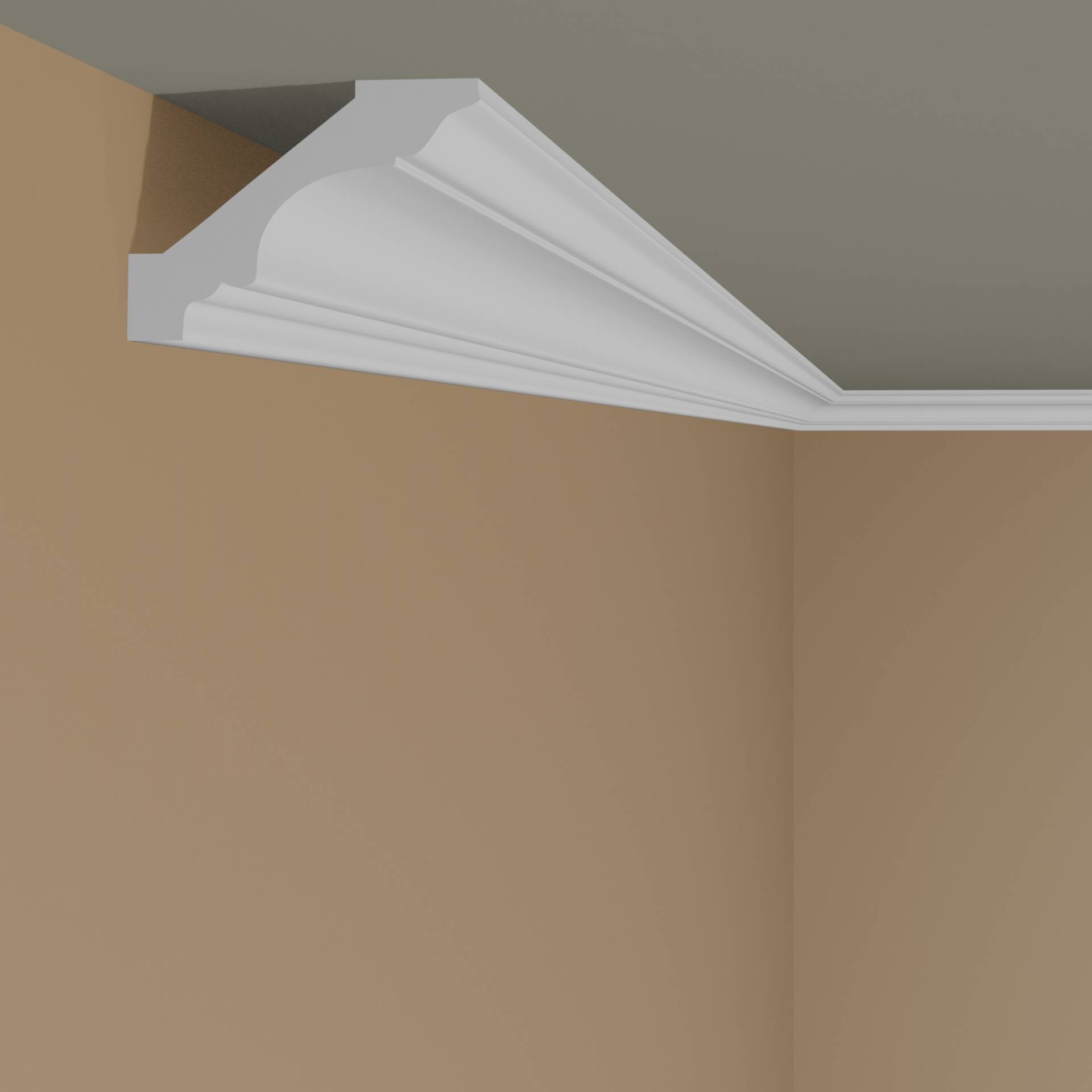 Elite Decor Stuckleiste P822| Polyurethan 50 x 48 x 2000 mm Styropor Deckenleiste Weiß Elite Decor Stuckleiste P822| Polyurethan 50 x 48 x 2000 mm Styropor Deckenleiste Weiß von Elite Decor