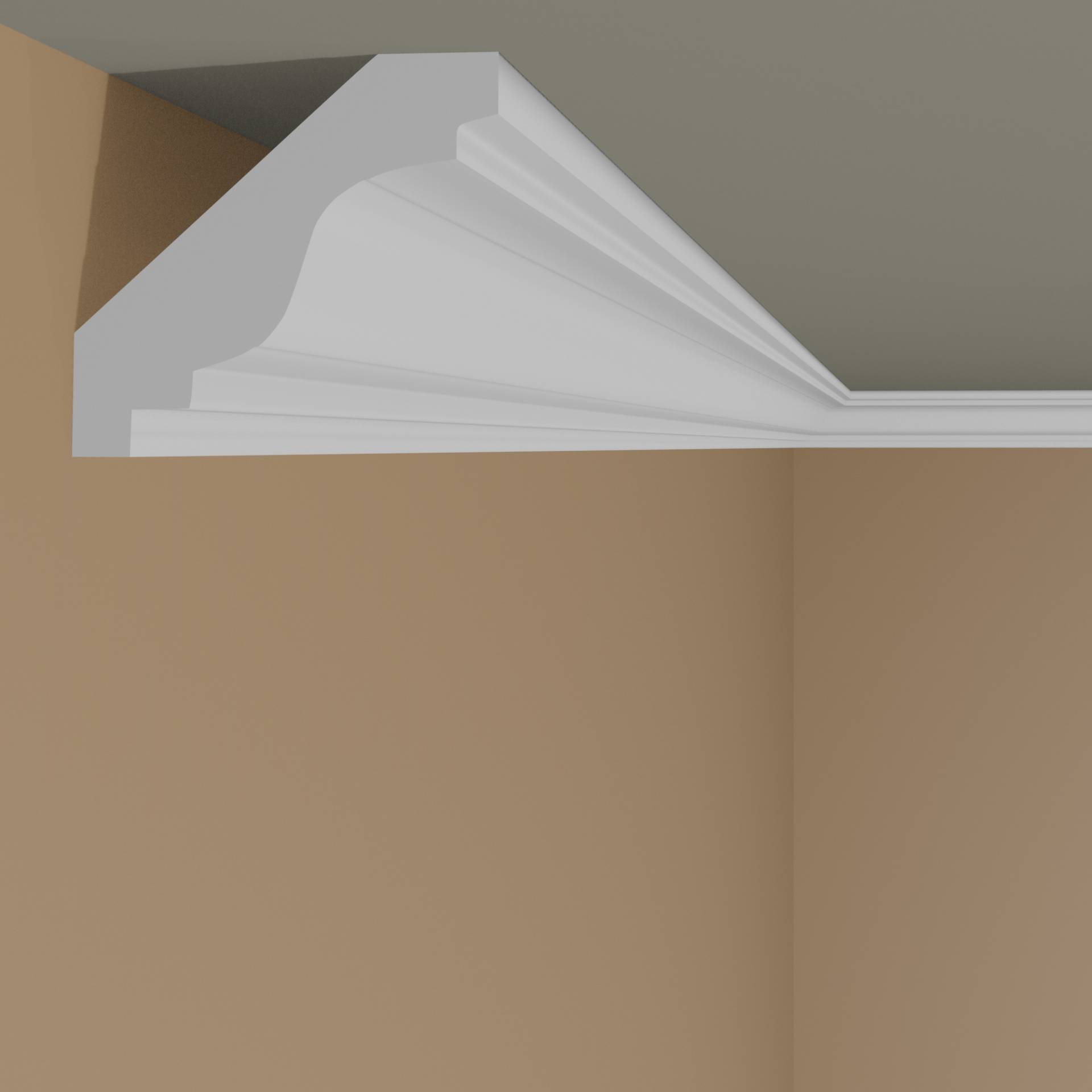 Elite Decor | Stuckleiste P829| Polyurethan | 40 x 38 x 2000 mm | Styropor Deckenleiste | Weiß Elite Decor | Stuckleiste P829| Polyurethan | 40 x 38 x 2000 mm | Styropor Deckenleiste | Weiß von Elite Decor