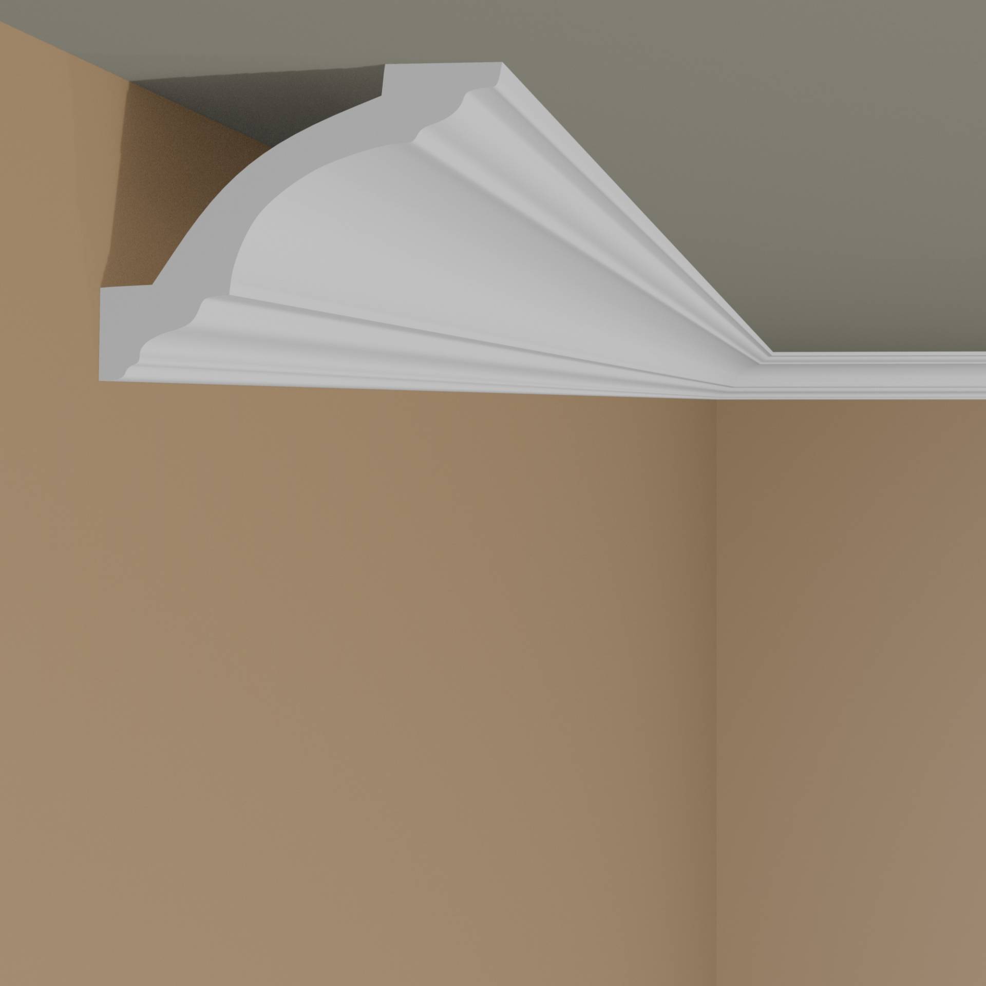 Elite Decor Stuckleiste P835| Polyurethan 83 x 83 x 2000 mm Styropor Deckenleiste Weiß Elite Decor Stuckleiste P835| Polyurethan 83 x 83 x 2000 mm Styropor Deckenleiste Weiß von Elite Decor