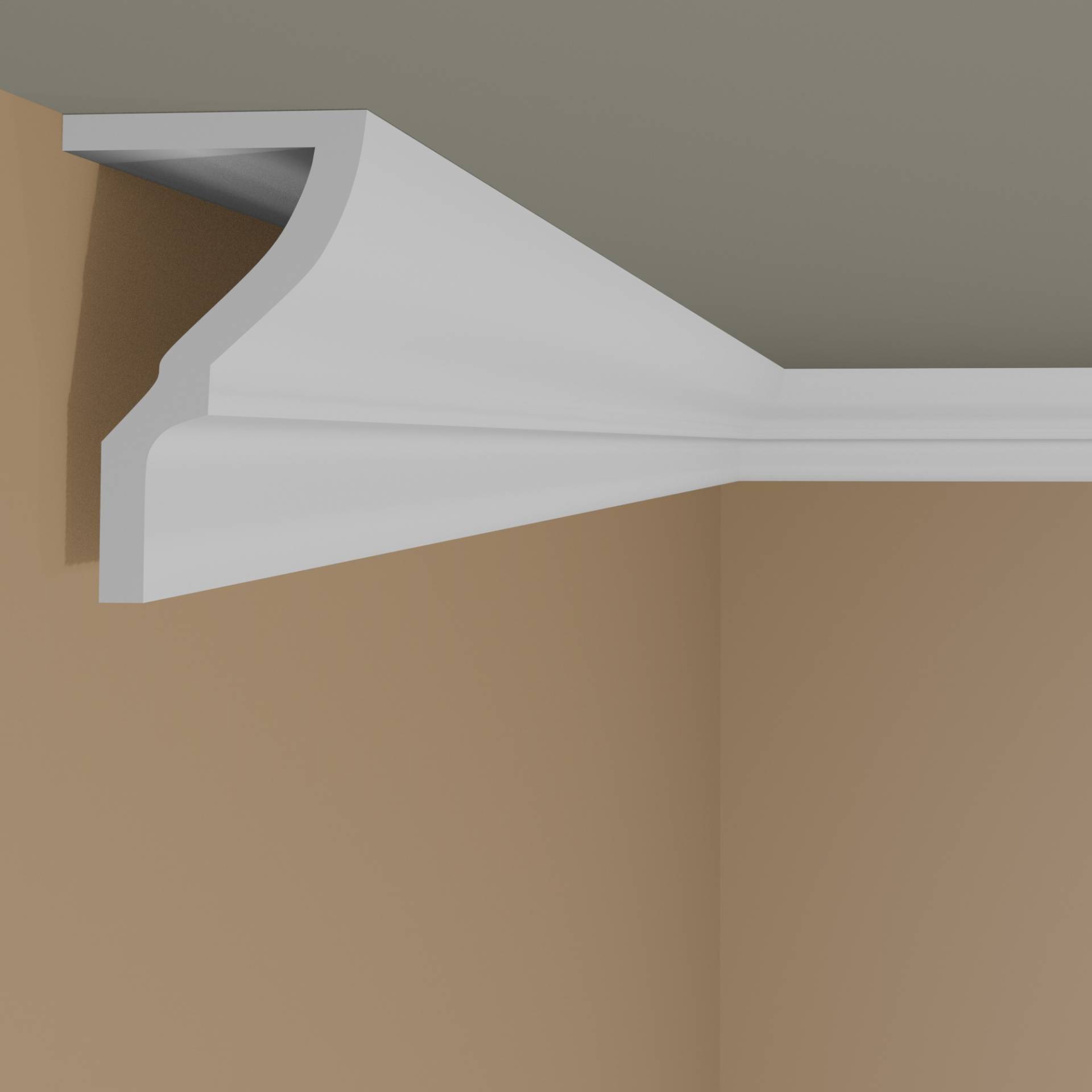 Elite Decor | Stuckleiste P889| Polyurethan | 100 x 50 x 2000 mm | Styropor Deckenleiste | Weiß Elite Decor | Stuckleiste P889| Polyurethan | 100 x 50 x 2000 mm | Styropor Deckenleiste | Weiß von Elite Decor