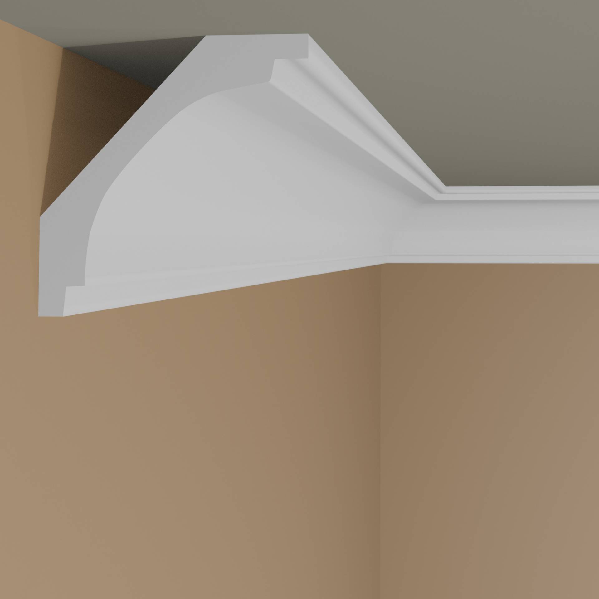 Elite Decor | Stuckleiste P930 | Polyurethan | 60 x 60 x 2000 mm | Styropor Deckenleiste | Weiß Elite Decor | Stuckleiste P930 | Polyurethan | 60 x 60 x 2000 mm | Styropor Deckenleiste | Weiß von Elite Decor