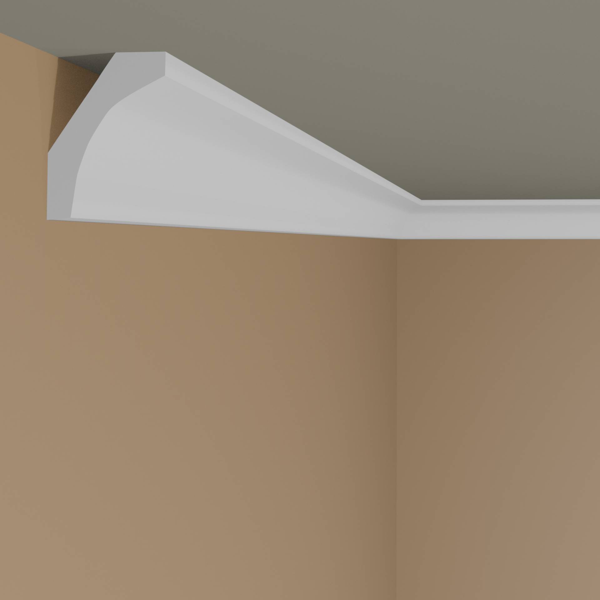 Elite Decor | Stuckleiste P944 | Polyurethan | 69 x 61 x 2000 mm | Styropor Deckenleiste | Weiß Elite Decor | Stuckleiste P944 | Polyurethan | 69 x 61 x 2000 mm | Styropor Deckenleiste | Weiß von Elite Decor