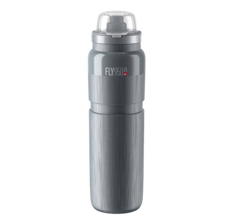 Elite Trinkflasche Trinkflasche Fly Tex MTB 950ml, grau, MTB Elite Trinkflasche Trinkflasche Fly Tex MTB 950ml, grau, MTB von Elite