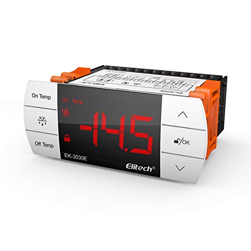 Elitech EK-3030E 220V Digitaler Temperaturregler Thermoelement -40 ℃ bis 90 ℃ von Elitech