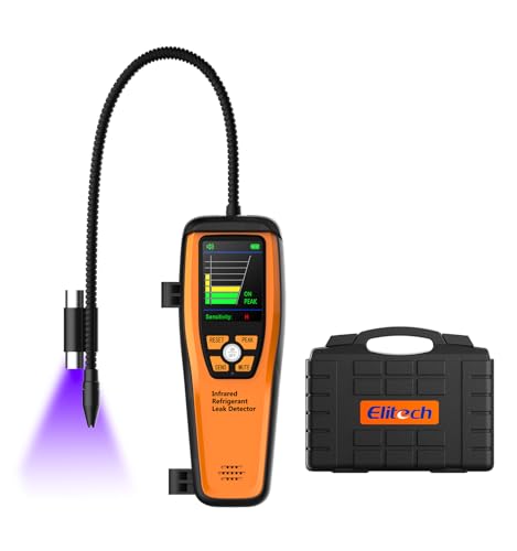 Elitech ILD-300 Infrared Refrigerant Leak Detector,Kältemittel Gas Leck Detektor,Halogen Leck Detektor HVAC 10 Jahres Sensor Lebendauer von Elitech