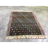 Vintage Kelim Teppich/ Handwebteppich/ Antiker Handgemachter Oushak Boho 12 X 16, 8 M/ Mb 2814 von Eliterug