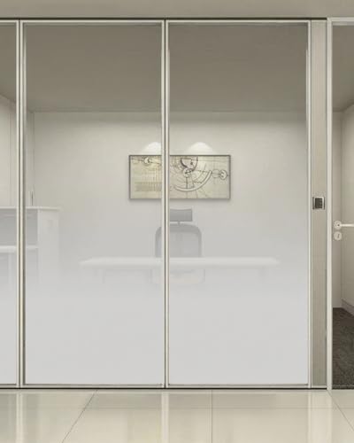 Elitix Fensterfolie Blickdicht EIN-/ Zweiwege-Sichtschutzfolie mit Farbverlauf für Büros, Dekorative Fensterfolie mit Halbtransparenten Sichtschutzaufklebern(One-Way A,HxW 127x1000cm/4x32ft) von Elitix