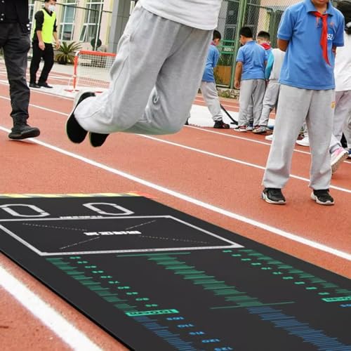 Elitix Weitsprung Matte Weitsprung-Messmatte für Kinder Im Freien, Extra-Weitsprungmatte für Körperliches Training/Messen, Fitnessmatte für Leichtathletiktests(L) von Elitix