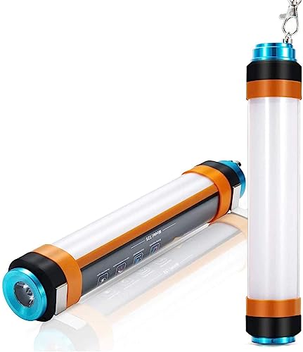 Elitlife [27cm] Camping Laterne LED Licht Mehrzweck-Taschenlampe Notfallleuchte Moskito-Lampe SOS Lichter 6 Modi Outdoor Latern 5200mAh USB Power Bank IP68 Wasserdicht[Energieklasse A+++] von Elitlife