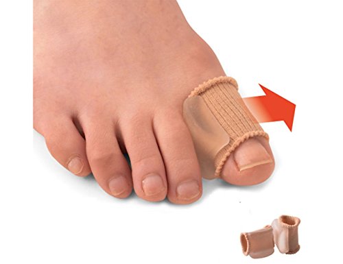 Elitzia Toe Separator Ballen Protection Hallux valgus Gel-Korrektur Foot Protection und Care Toe Correction Tool (ein paar) von Elitzia