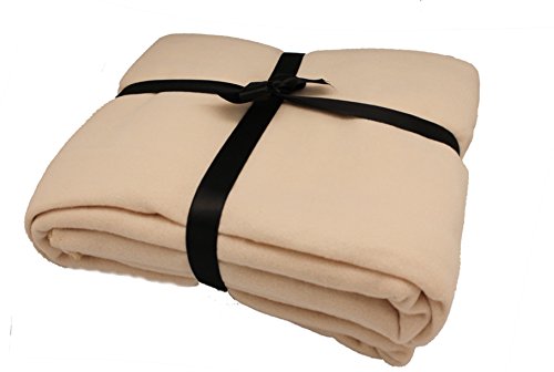 Kuscheldecke XXL - super flauschig - beige - Ecru - Riesig - 210 x 240 von Eliware