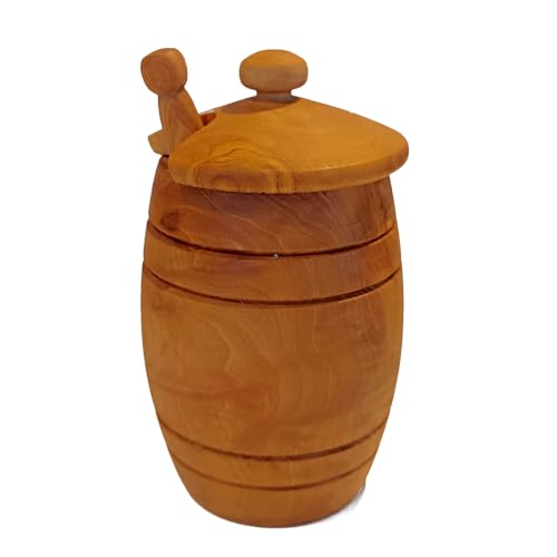 Elixir Herbs & Spices Griechischer Honigtopf aus hochwertigem Olivenholz Einzigartiges Design Naturprodukt 208 Elixir Herbs & Spices Griechischer Honigtopf aus hochwertigem Olivenholz Einzigartiges Design Naturprodukt 208 von Elixir Herbs & Spices