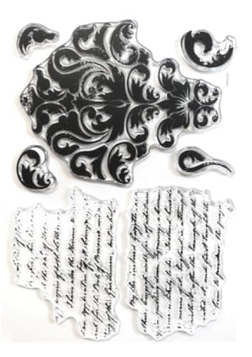 Elizabeth Craft Designs, Journal Elements Script From the Past Stamp Set von Elizabeth Craft Designs