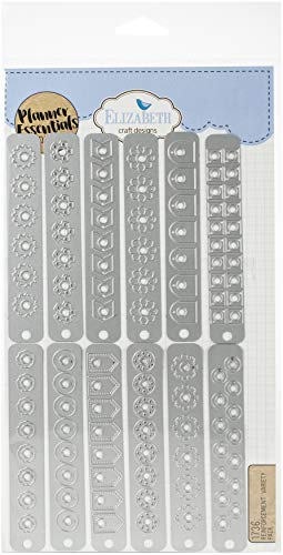 Elizabeth Craft Designs 1736 Elizabeth-Craft-Stanzform mit Harz, Dekorativer Planer Seitenverstärkungen, Einheitsgröße von Elizabeth Craft Designs