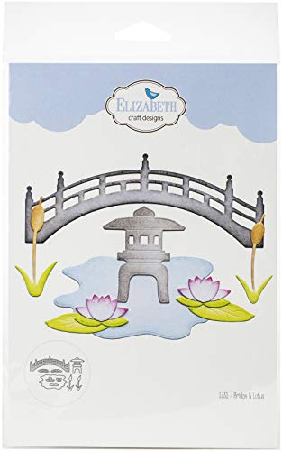 Elizabeth Craft Designs 1731 Elizabeth Stanzform Bridge &, Metall, Brücke & Lotus, Einheitsgröße von Elizabeth Craft Designs