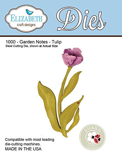 Elizabeth Craft Designs Garden Notes „Daffodil“, Guss, Metall, grau, Metall, grau, 7.4x7.2x0.1 cm von Elizabeth Craft Designs