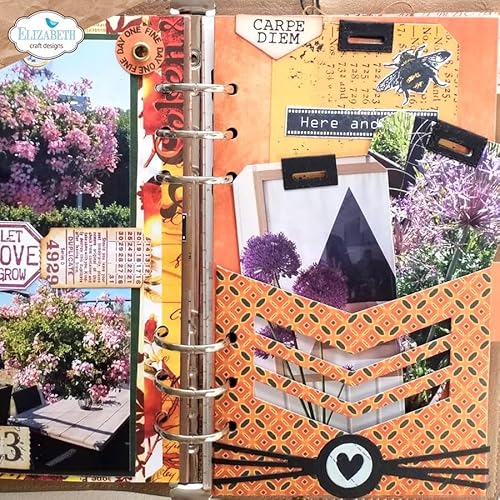 Elizabeth Craft Metal Dies-Pocket set Chevron Circle von Elizabeth Craft Designs