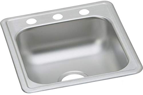 Elkay D117193 Single Bowl Drop-in Stainless Steel Bar Sink Edelstahl-Barspüle von Dayton, 3 Hole Elkay D117193 Single Bowl Drop-in Stainless Steel Bar Sink Edelstahl-Barspüle von Dayton, 3 Hole von Elkay