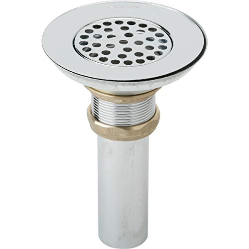 Elkay LK18 Abfluss aus vernickeltem Messing, mit perforiertem Sieb und Saitenhalter Elkay LK18 Abfluss aus vernickeltem Messing, mit perforiertem Sieb und Saitenhalter von Elkay
