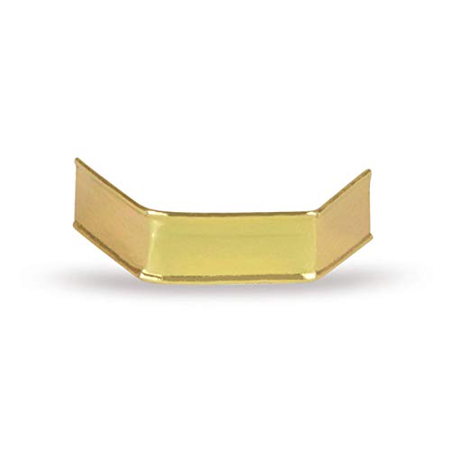 Elke-Plastic U-Clipse Gold I 33 mm I 1000 Stück I Wiederverwendbare Clipbandverschlüsse für Tüten zum befüllen, Cellophantüten, Plätzchentüten, Kekstüten, Gebäcktüten von Elke-Plastic