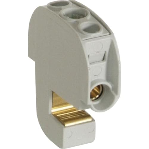 Isol.-Bügelklemme bis 16mm², für Sammelschiene 12x5mm, grau von Elkutec