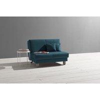 ell + ell Schlafsofa "Enny", Liegefläche Breite 120 oder 140 cm, Liegehöhe 45 cm, Füße alufarben von Ell + Ell