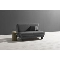 ell + ell Schlafsofa "Enny" Liegefläche Breite 120 oder 140 cm, Liegehöhe 45 cm, Füße schwarz von Ell + Ell