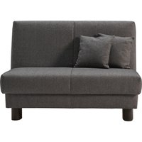 ell + ell Schlafsofa "Enny", Liegefläche Breite 120 oder 140 cm, Liegehöhe 40 cm, Füße schwarz von Ell + Ell