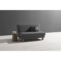 ell + ell Schlafsofa "Enny" Liegefläche Breite 120 oder 140 cm, Liegehöhe 45 cm, Füße alufarben von Ell + Ell