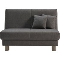 ell + ell Schlafsofa "Enny", Liegefläche Breite 120 oder 140 cm, Liegehöhe 40 cm, Füße alufarben von Ell + Ell