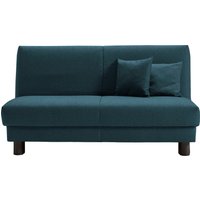 ell + ell Schlafsofa "Enny", Liegefläche Breite 155 cm, Liegehöhe 40 cm, Füße schwarz, Rückenlehne von Ell + Ell