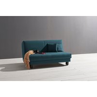 ell + ell Schlafsofa "Enny", Liegefläche Breite 155 cm, Liegehöhe 45 cm, Füße schwarz, Rückenlehne von Ell + Ell