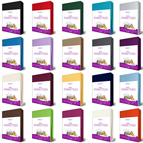 EllaTex FROTTEE Spannbettlaken 180 x 200-200 x 200 cm, in Farbe: Royal EllaTex FROTTEE Spannbettlaken 180 x 200-200 x 200 cm, in Farbe: Royal von EllaTex