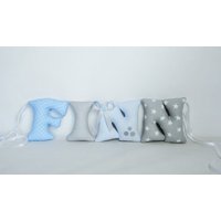 Buchstaben - Dekoration Des Kinderzimmers -Genähte Mit Dem Namen Ihres Kindes Namensgirlande Stoffbuchstaben Buchstaben - Dekoration Des Kinderzimmers -Genähte Mit Dem Namen Ihres Kindes Namensgirlande Stoffbuchstaben von Ellarien
