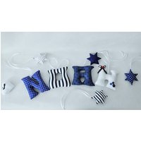 Genähte Buchstaben Mit Dem Namen Ihres Kindes - Namensgirlande Stoffbuchstaben Genähte Buchstaben Mit Dem Namen Ihres Kindes - Namensgirlande Stoffbuchstaben von Ellarien