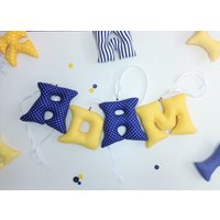 Groß Genähte Buchstaben Mit Dem Namen Ihres Kindes von Ellarien