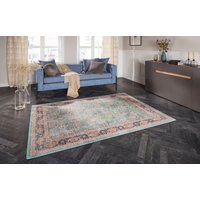 ELLE DECORATION Teppich "Keshan Maschad", rechteckig, 5 mm Höhe, Orientalisch, Läufer, Kurzflor, Vintage, Wohnzimmer, Schlafzimmer von Elle Decoration