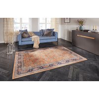 ELLE DECORATION Teppich "Keshan Maschad", rechteckig, 5 mm Höhe, Orientalisch, Läufer, Kurzflor, Vintage, Wohnzimmer, Schlafzimmer von Elle Decoration