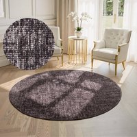 ELLE DECORATION Teppich "Prisma" rund 5 mm Höhe Glanz-Effekt, Karo Design, Kachel-Optik, Wohnzimmer, Schlafzimmer,Flur ELLE DECORATION Teppich "Prisma" rund 5 mm Höhe Glanz-Effekt, Karo Design, Kachel-Optik, Wohnzimmer, Schlafzimmer,Flur von Elle Decoration