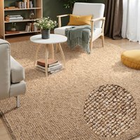 ELLE DECORATION Teppich "Rocco", rechteckig, 10 mm Höhe, Läufer, waschbar, Wohnzimmer, Esszimmer, Woll-Optik ELLE DECORATION Teppich "Rocco", rechteckig, 10 mm Höhe, Läufer, waschbar, Wohnzimmer, Esszimmer, Woll-Optik von Elle Decoration