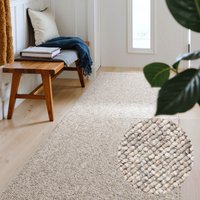 ELLE DECORATION Teppich "Rocco", rechteckig, 10 mm Höhe, Läufer, waschbar, Wohnzimmer, Esszimmer, Woll-Optik ELLE DECORATION Teppich "Rocco", rechteckig, 10 mm Höhe, Läufer, waschbar, Wohnzimmer, Esszimmer, Woll-Optik von Elle Decoration